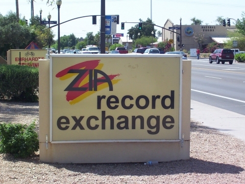 Zia Records sign (University Drive) 100_0989.jpg 